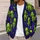 Cthulhu Octopus and Neon Flames for Dark Fantasy Everyday Layering All-over Print Knitted Cardigan - 5