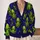 Cthulhu Octopus and Neon Flames for Dark Fantasy Everyday Layering All-over Print Knitted Cardigan - 2
