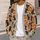 Black Cats And Orange Pumpkins For Cozy Halloween Autumn Layering All-over Print Knitted Cardigan - 5