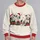 Dalmatian Puppies in Santa Hats with Gifts for Christmas Celebrations and Dog Lovers All-over Print Knitted Sweater - 2