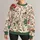 Ivory Folk Floral Botanical Motifs for Everyday Outings and Relaxed Weekends All-over Print Knitted Sweater - 1