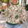 Ivory Folk Floral Botanical Motifs for Everyday Outings and Relaxed Weekends All-over Print Knitted Sweater - 5