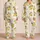 Fresh Lemon Cluster Sleepwear for Summer Lounging, Sweet Bowknot Style for Girls Satin Pajamas Set - 2