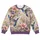 Hummingbirds Among Violet Blossoms for Spring Garden Walks and Nature-Loving Women All-over Print Knitted Sweater - 4