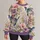 Hummingbirds Among Violet Blossoms for Spring Garden Walks and Nature-Loving Women All-over Print Knitted Sweater - 1