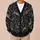 Gothic Hare Moth and Moonlit Forest Nightwear for Alternative Nature Lovers All-over Print Knitted Cardigan - 6