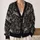 Gothic Hare Moth and Moonlit Forest Nightwear for Alternative Nature Lovers All-over Print Knitted Cardigan - 2