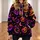 Gradient Jack-o'-Lanterns, Stars and Moons for Halloween Night and Autumn Celebrations All-over Print Hoodie (Lightweight) - 6