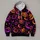 Gradient Jack-o'-Lanterns, Stars and Moons for Halloween Night and Autumn Celebrations All-over Print Hoodie (Lightweight) - 4