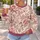 Rose Botanical Toile Florals for Spring Garden Strolls and Everyday Wear All-over Print Knitted Sweater - 5