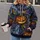 Swirling Jack-O'-Lanterns And Spiderwebs For Halloween And Autumn Night Celebrations All-over Print Hoodie (Lightweight) - 2