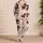 Cute Dachshund Puppies Summer Lounge Outfit For Cozy Bedtime And Playful Days At Home Satin Pajamas Set - 4
