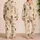 Apricot Puppy Nursery Motif for Cozy Bedtime, Toddler Gifts, and Playful Lounging Satin Pajamas Set - 2