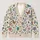 Botanical Insect Garden Motifs For Relaxed Autumn Layering Women's Nature Inspired Style All-over Print Knitted Cardigan - 1