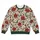 Rustic Poinsettia and Evergreen Blooms for Cozy Holiday Gatherings and Winter Outings All-over Print Knitted Sweater - 4