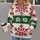 Cream Red Snowflakes And Evergreen Bands For Cozy Winter Holiday Days Outdoors All-over Print Hoodie (Lightweight) - 2