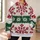 Cream Red Snowflakes And Evergreen Bands For Cozy Winter Holiday Days Outdoors All-over Print Hoodie (Lightweight) - 6