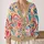 Rainbow Heart Swirls for Colorful Spring Summer Layering, Women's Casual Style Wardrobe All-over Print Knitted Cardigan - 2