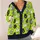 Playful Sheep Motifs For Casual Countryside Layering And Relaxed Women's Everyday Style All-over Print Knitted Cardigan - 4
