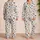 Rust Orange Stars And Midnight Dots For Cozy Nights And Relaxed Weekend Lounging At Home Satin Pajamas Set - 2