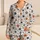 Rust Orange Stars And Midnight Dots For Cozy Nights And Relaxed Weekend Lounging At Home Satin Pajamas Set - 1