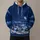 Moonlit Christmas Village With Reindeer Sleigh For Cozy Winter Holiday Style All-over Print Hoodie (Lightweight) - 1