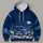 Moonlit Christmas Village With Reindeer Sleigh For Cozy Winter Holiday Style All-over Print Hoodie (Lightweight) - 4