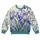 Violet Iris Blooms for Elegant Everyday Style and Springtime Garden Outings All-over Print Knitted Sweater - 4