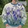 Violet Iris Blooms for Elegant Everyday Style and Springtime Garden Outings All-over Print Knitted Sweater - 6