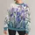 Violet Iris Blooms for Elegant Everyday Style and Springtime Garden Outings All-over Print Knitted Sweater - 1