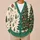 Christmas Tree Holiday Cheer for Cozy Winter Gatherings and Casual Seasonal Wear All-over Print Knitted Cardigan - 6