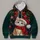 Festive Kitten in Santa Cap with Christmas Tree Cheer for Cozy Winter Celebrations All-over Print Hoodie (Lightweight) - 4