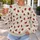 Ladybug Trails for Cheerful Everyday Outings and Whimsical Nature-Loving Style All-over Print Knitted Sweater - 5