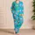 Cute Ocean Jellyfish and Seaweed for Relaxing Summer Beach Nights Satin Pajamas Set - 4