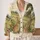 Forest Rabbit Meadow Scene for Relaxed Autumn Layering, Women's Woodland Cottage Style All-over Print Knitted Cardigan - 2