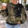 Woodland Bird Flock and Forest Canopy for Nature-Inspired Everyday Wear All-over Print Knitted Sweater - 5