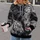Monochrome Tiger And Wolf Wildlife Art For Outdoor Adventures And Everyday Wear All-over Print Hoodie (Lightweight) - 2