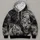 Monochrome Tiger And Wolf Wildlife Art For Outdoor Adventures And Everyday Wear All-over Print Hoodie (Lightweight) - 4