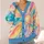 Pastel Rainbow Starburst Floral Boho Layering Style for Women Spring Summer Wardrobe All-over Print Knitted Cardigan - 4