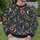 Blue Moth and Crescent Moon Night Garden for Whimsical Everyday Style All-over Print Knitted Sweater - 6