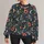 Blue Moth and Crescent Moon Night Garden for Whimsical Everyday Style All-over Print Knitted Sweater - 1
