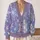 Lavender Snowflake Motifs For Cozy Winter Gatherings And Everyday Layering For Women All-over Print Knitted Cardigan - 2