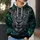 Luminous Green-Eyed Leopard Portrait for Bold Outdoor Style and Everyday Adventure All-over Print Hoodie (Lightweight) - 5