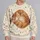 Sleeping Ginger Cat Beneath Starry Skies for Cozy Everyday Style and Cat Lovers All-over Print Knitted Sweater - 2