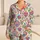 Colorful Folk Hearts for Cozy Valentine's Day Lounging and Cheerful Everyday Comfort Satin Pajamas Set - 1