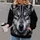 Blue-Eyed Wolf Head for Bold Outdoor Adventures and Everyday Casual Style All-over Print Hoodie (Lightweight) - 2