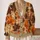 Maple Leaf Autumn Foliage for Cozy Fall Outings and Nature Lovers Everyday Style All-over Print Knitted Cardigan - 2