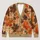 Maple Leaf Autumn Foliage for Cozy Fall Outings and Nature Lovers Everyday Style All-over Print Knitted Cardigan - 1