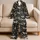 Gothic Moths, Skulls And Beetles For Moody Evenings And Dark Academia Style Satin Pajamas Set - 5