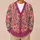 Folk Floral Heart Medallion Motif for Cozy Autumn Layering and Everyday Style for Women All-over Print Knitted Cardigan - 6